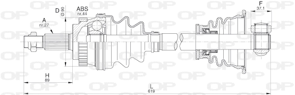 Drive Shaft (DRS6213.00)