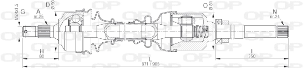 Drive Shaft (DRS6024.00)