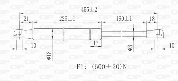 Gas Spring, boot/cargo area