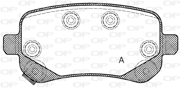 Brake Pad Set, disc brake (BPA1095.02)