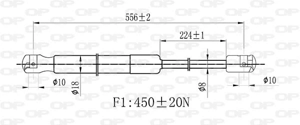 Gas Spring, boot/cargo area