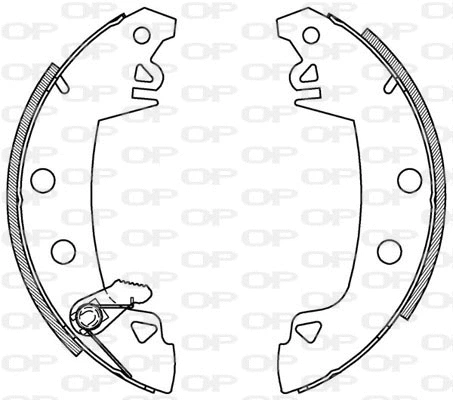 Brake Shoe Set (BSA2003.00)