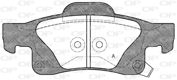 Brake Pad Set, disc brake (BPA1446.02)