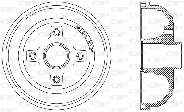 Brake Drum (BAD9060.30)