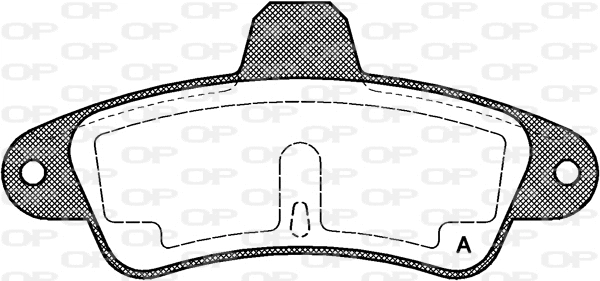Brake Pad Set, disc brake (BPA0433.00)