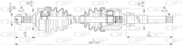 Drive Shaft (DRS6247.00)