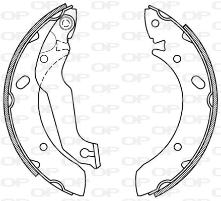 Brake Shoe Set (BSA2174.00)