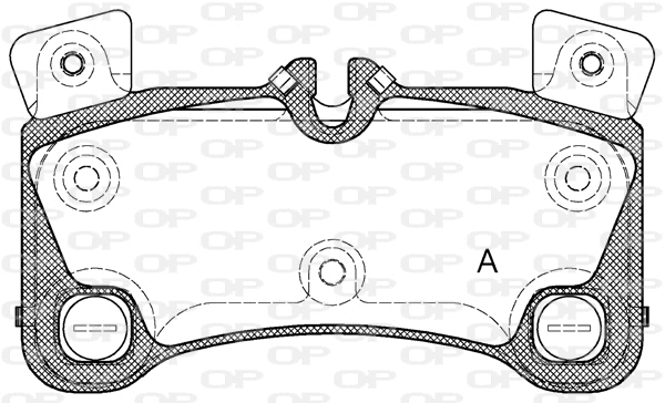 Brake Pad Set, disc brake (BPA1346.00)