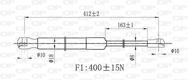 Gas Spring, boot/cargo area