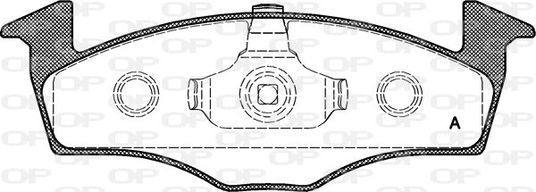 Brake Pad Set, disc brake (BPA0609.10)