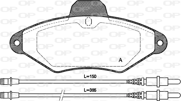 Brake Pad Set, disc brake (BPA0438.04)