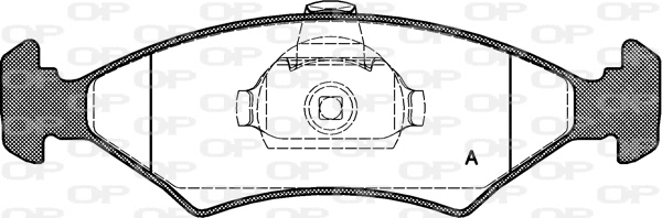 Brake Pad Set, disc brake (BPA0119.10)