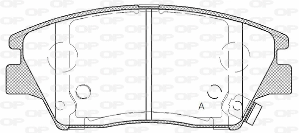 Brake Pad Set, disc brake (BPA1824.02)