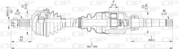 Drive Shaft (DRS6311.00)