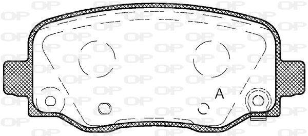 Brake Pad Set, disc brake (BPA1578.04)