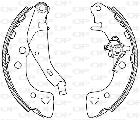 Brake Shoe Set (BSA2061.00)