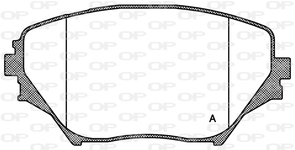 Brake Pad Set, disc brake (BPA0813.00)