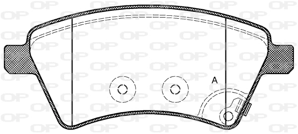 Brake Pad Set, disc brake (BPA1215.01)
