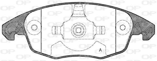Brake Pad Set, disc brake (BPA1248.00)