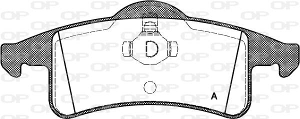 Brake Pad Set, disc brake (BPA0758.00)