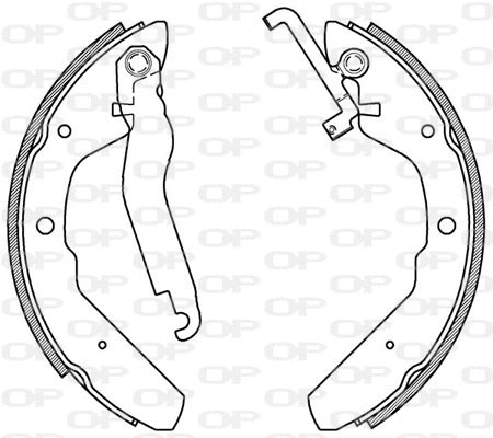 Brake Shoe Set (BSA2154.00)