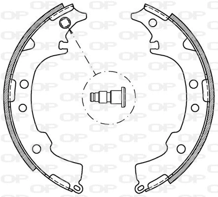 Brake Shoe Set (BSA2053.00)