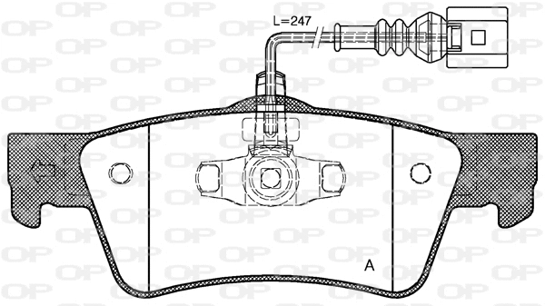 Brake Pad Set, disc brake (BPA1187.02)