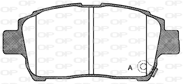 Brake Pad Set, disc brake (BPA0971.02)