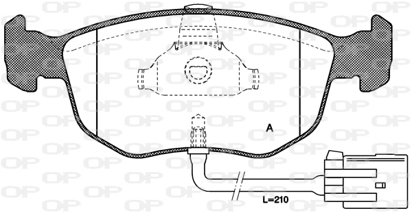 Brake Pad Set, disc brake (BPA0575.02)