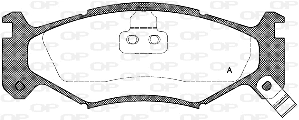 Brake Pad Set, disc brake (BPA0483.02)