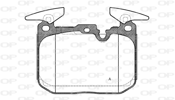 Brake Pad Set, disc brake (BPA1491.00)