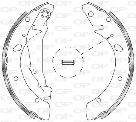 Brake Shoe Set (BSA2019.00)