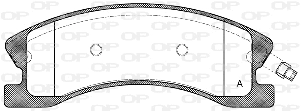 Brake Pad Set, disc brake (BPA0973.02)