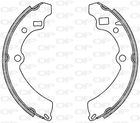 Brake Shoe Set (BSA2164.00)