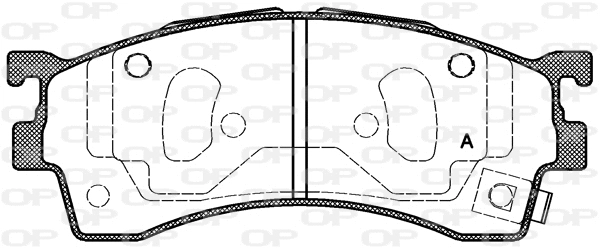 Brake Pad Set, disc brake (BPA0415.12)