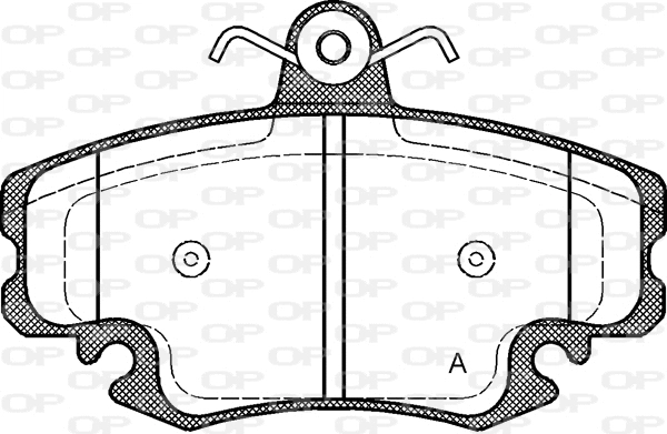 Brake Pad Set, disc brake (BPA0141.20)