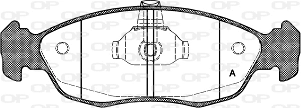 Brake Pad Set, disc brake (BPA0461.10)