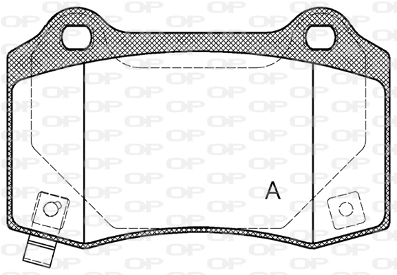 Brake Pad Set, disc brake (BPA0434.54)