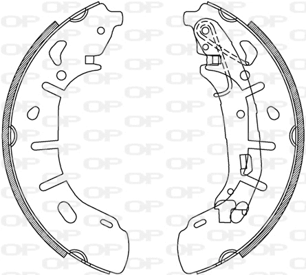 Brake Shoe Set (BSA2240.00)