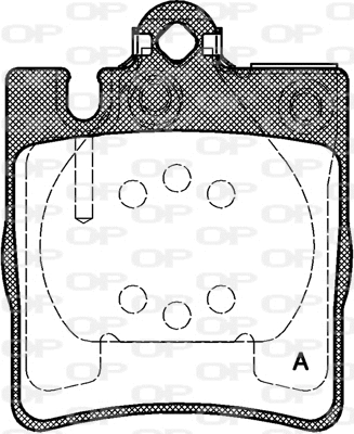 Brake Pad Set, disc brake (BPA0709.10)