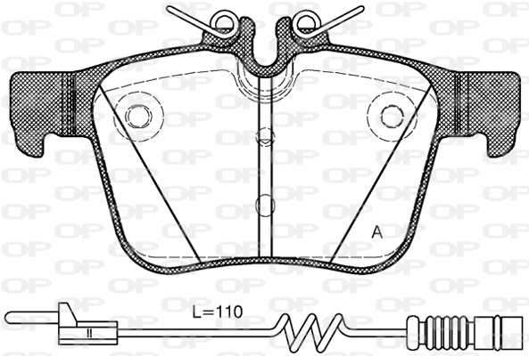 Brake Pad Set, disc brake (BPA1516.20)