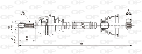 Drive Shaft (DRS6131.00)