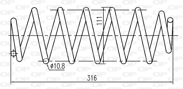 Suspension Spring (CSR9066.00)