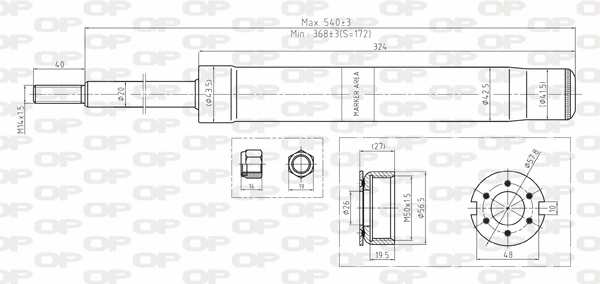 Shock Absorber (SAB8161.31)