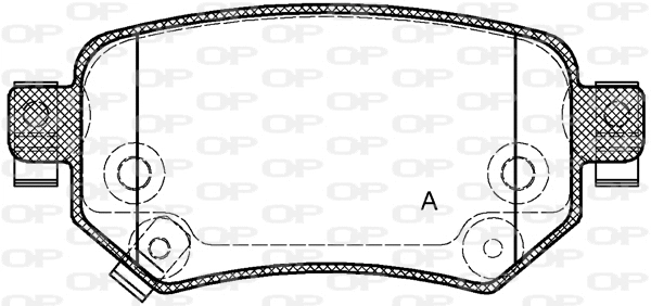 Brake Pad Set, disc brake (BPA1682.02)
