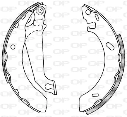 Brake Shoe Set (BSA2133.00)