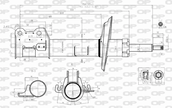 Shock Absorber (SAB8300.31)