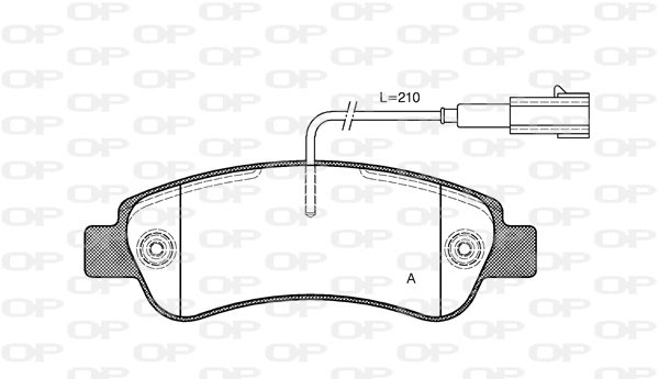 Brake Pad Set, disc brake (BPA1238.02)