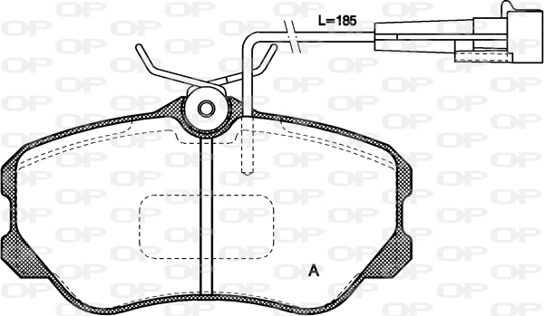 Brake Pad Set, disc brake (BPA0303.02)