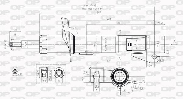 Shock Absorber (SAB8230.31)